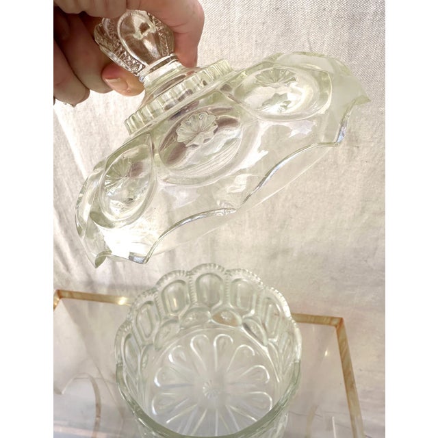Transparent Le Smith Moon & Stars Clear Jardiniere/Candy Dish For Sale - Image 8 of 8
