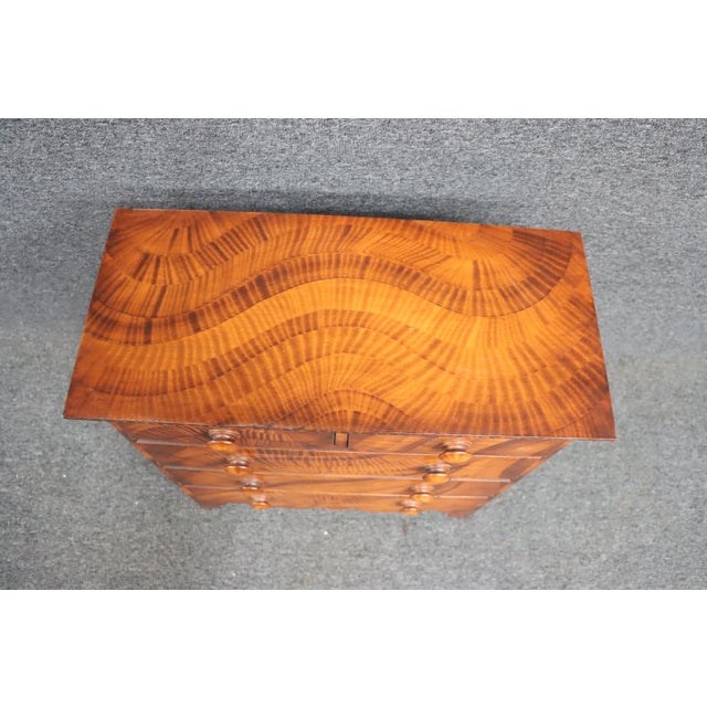 Paint Decorated Diminutive Chest For Sale - Image 4 of 8