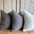Metal Custom Made Coco Brown Alpaca Wool Accent Pillow With Insert For Sale - Image 7 of 8