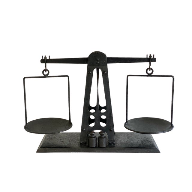 Extraordinary Antique French Balance Scale For Sale - Image 4 of 13