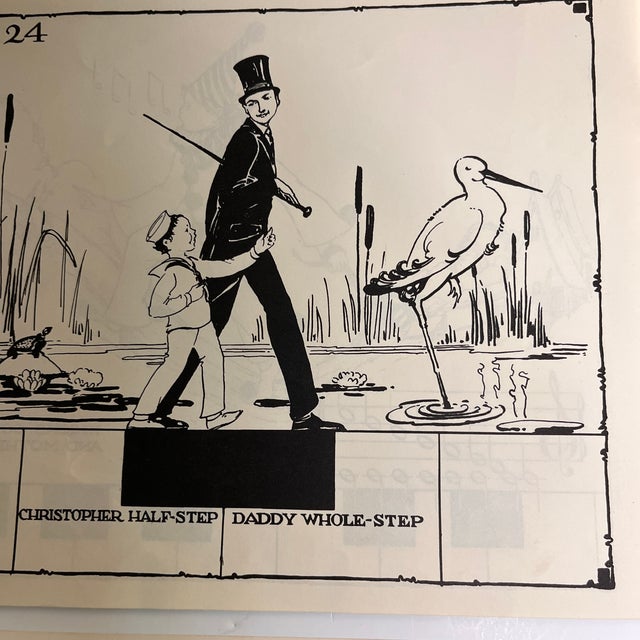 American 1935 Children's Music Print Set/2 For Sale - Image 3 of 6