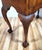 Antique English Queen Anne Walnut Cabinet on Stand Mirrored Cocktail Bar Chest For Sale - Image 11 of 18