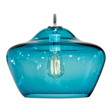 Aura Pendant Light from the Versuvius Collection in Lagoona For Sale
