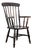 English 19th Century Carved Elm Windsor Chair For Sale
