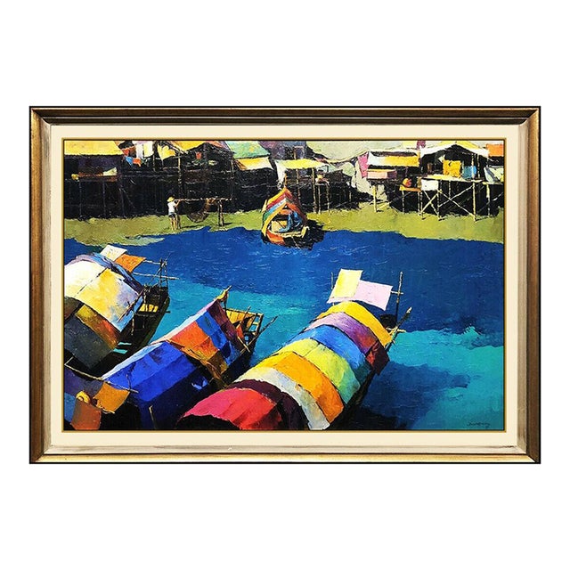 1960s Fishermans Hamlet, Wai Ming For Sale