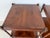 Hekman Regency Style Olive Wood & Mahogany End Tables With Drawer and Casters – A Pair For Sale - Image 9 of 12