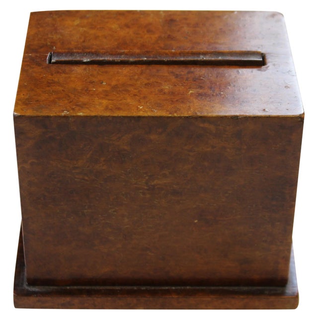 Burlwood Card Dispenser For Sale