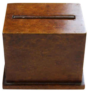 Burlwood Card Dispenser