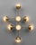 White Molecule 8 Flush Mount For Sale - Image 8 of 12