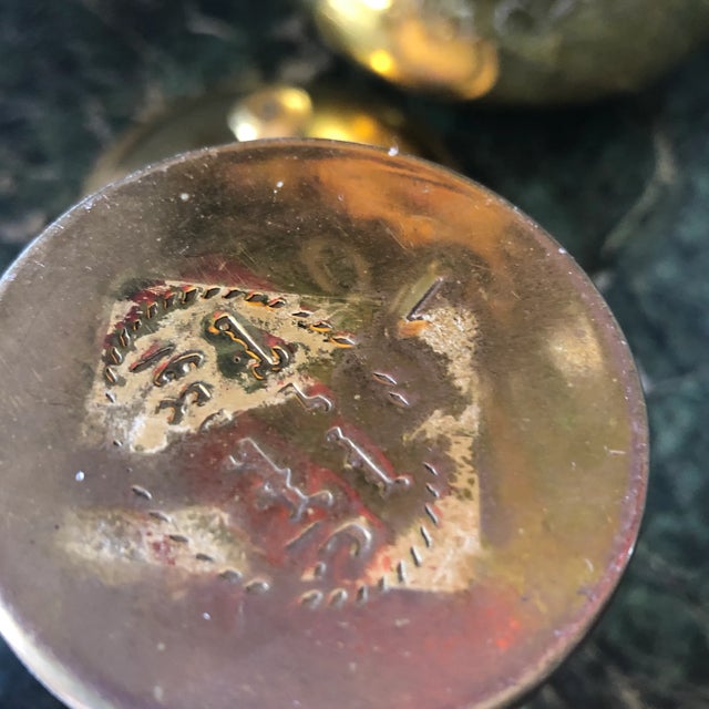 Metal Vintage Tea Pot and Creamer - 2 Piece Set For Sale - Image 7 of 8