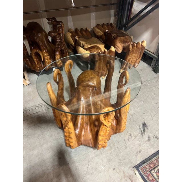 1970s Beach House Coastal Chic Octopus Coffee Table For Sale In Atlanta - Image 6 of 6