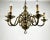 Large Vintage Chandelier in Gilt Bronze by Deknudt Belgium, 1970s For Sale - Image 3 of 10