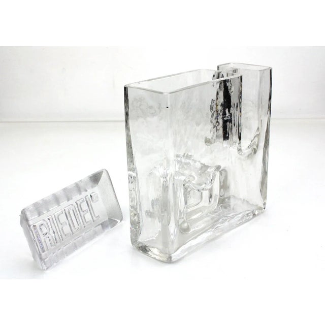Vase and Advertising Display by C. J. Riedel for Riedel, 1970s, Set of 2 For Sale - Image 6 of 8