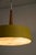 Mustard Yellow Pendant Lamp with Teak Accent and Grid Diffuser, 1960s For Sale - Image 6 of 9