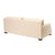 Contemporary John Boone Upholstered Sofa in Cream Cotton Fabric For Sale - Image 3 of 3