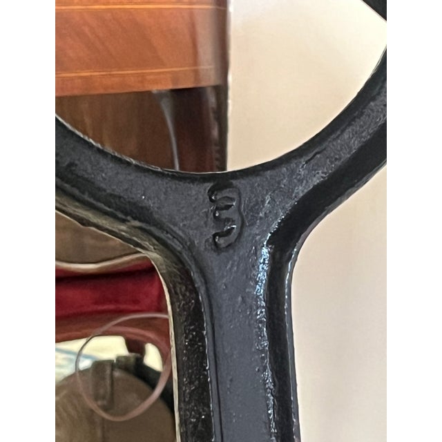 Late 19th Century French Iron + Granite Pastry Table For Sale In Los Angeles - Image 6 of 6