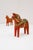 Wood Traditional Swedish Handpainted Dala Horse from Grannas Olsson, Nusnäs, 1950s For Sale - Image 7 of 11