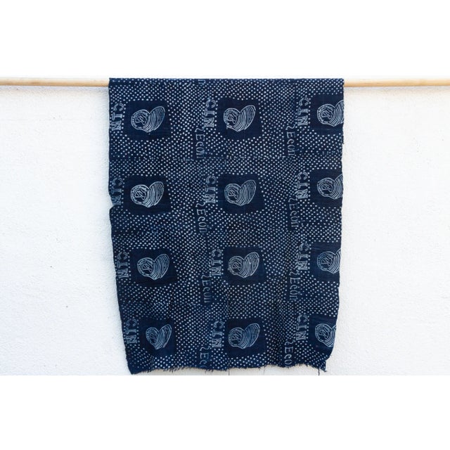 African River Ripple Malian Mud Cloth For Sale - Image 3 of 9