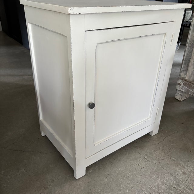 Wooden Jam Buffet in White Patina For Sale - Image 4 of 8