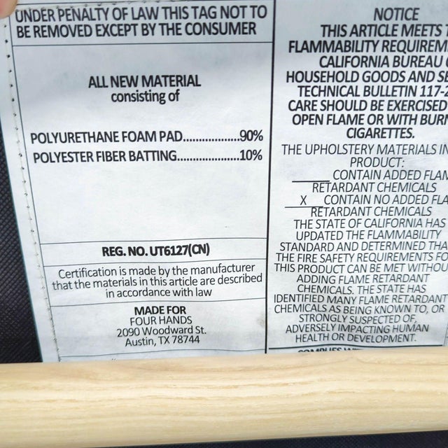 Four Hands Arnett Modern Lounge Chair With Light Wood Frame and Cream Leather Upholstery For Sale In San Francisco - Image 6 of 6