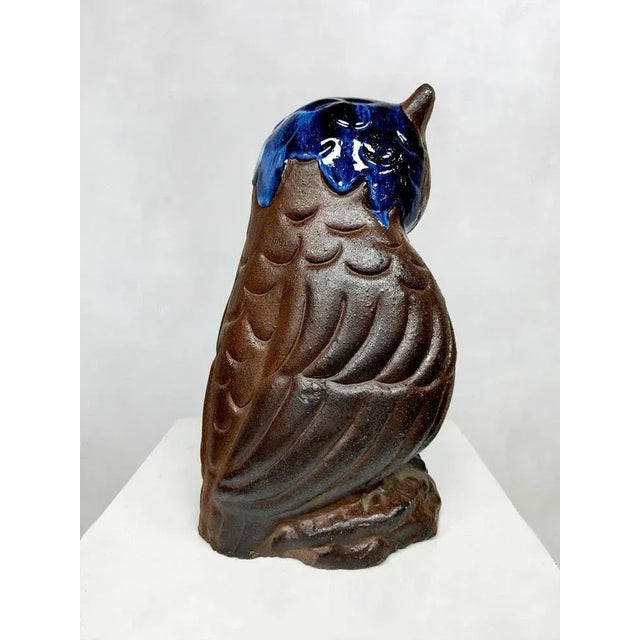 Vintage Ceramic Owl, 1980s For Sale - Image 3 of 5