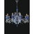Collection Orchidea Chandelier, Metal and Crystal, NCS 437 by Jago For Sale - Image 4 of 10