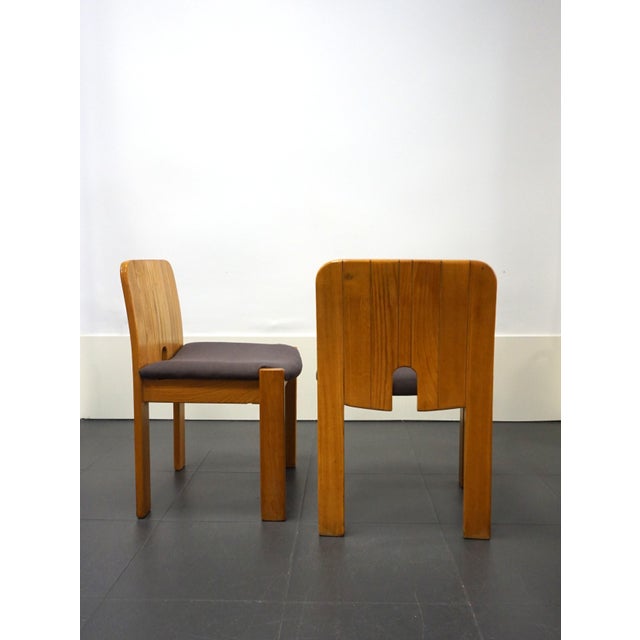 Vintage Italian Side Chairs, 1970s, Set of 4 For Sale - Image 4 of 11