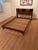 We are offering a mid-century modern full-size bed frame from the Franklin Shockey Company. Part of the "Sculptured Pine"...