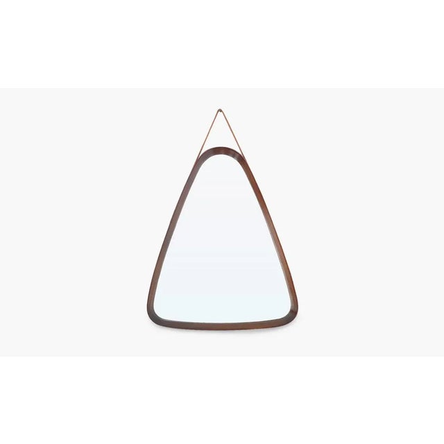 Mid-Century Modern Vintage Mirror with Teak Frame, 1960s For Sale - Image 3 of 15