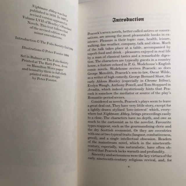 Nightmare Abbey Folio Society For Sale - Image 5 of 11