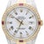 Rolex Datejust 16233 Two Tone Steel-18k Gold Ruby Diamond Bezel Vintage Watch For Sale - Image 11 of 17
