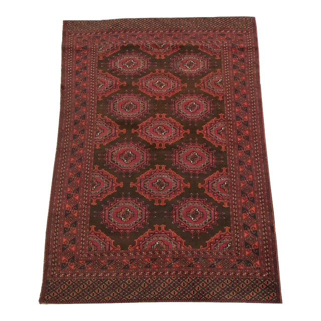 1900s Antique Saryk Rug For Sale