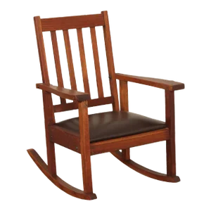 Early 20th Century Mission Oak Children's Rocking Chair