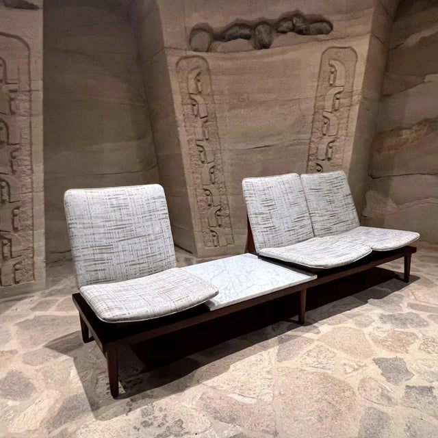 1960s Architectural Sofa Bench by Pedro Ramírez Vázquez for Irgsa For Sale - Image 9 of 12