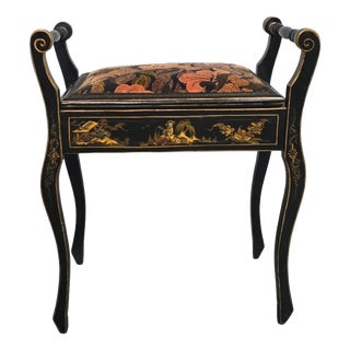 Chinoiserie Piano Stool, 1900 For Sale