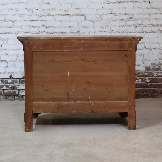19th Century Louis Philippe Solid Walnut Chest For Sale - Image 4 of 5