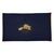 Navy Blue Vintage Distressed Cotton State Flag of Oregon For Sale - Image 8 of 8