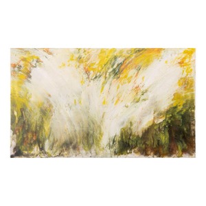 American School Abstract Composition Oil on Canvas