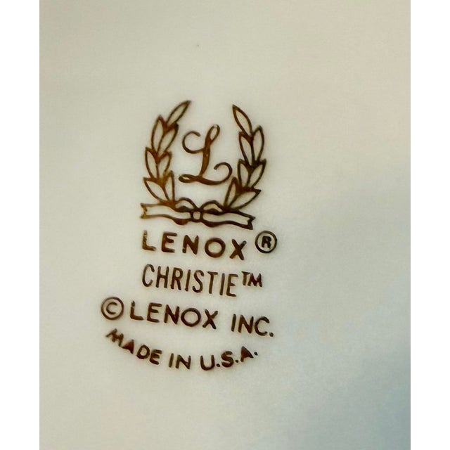 Contemporary 1980s Lenox Christie Fine China - 16 pcs For Sale - Image 3 of 12