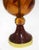 1960sMid-Century Modern Murano Style Tortoiseshell Art Glass Table Lamp W/Optional Contemporary Shade For Sale - Image 4 of 9