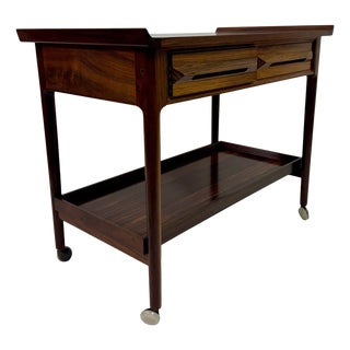 Rosewood Trolley by Torbjørn Afdal for Mellemstrands Møbelfabrik Bruksbo, 1960s For Sale