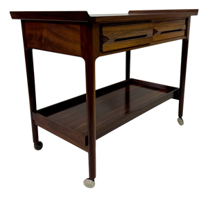 Rosewood Trolley by Torbjørn Afdal for Mellemstrands Møbelfabrik Bruksbo, 1960s