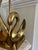 Metal Italian Brass Swan Table Lamp For Sale - Image 7 of 11