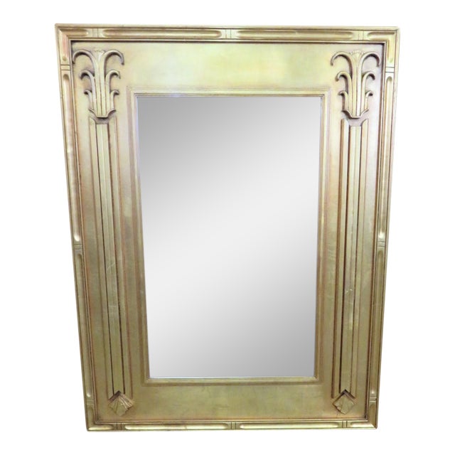 Art Deco Style Gold Gilt Mirror Chairish