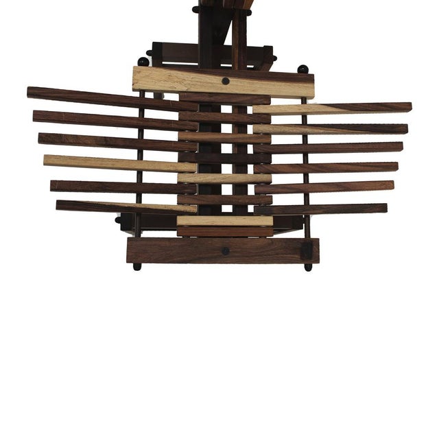 Set of Italian Sculptural Wooden Chairs by Anacleto Spazzapan, 1980s For Sale - Image 12 of 18