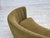 1970s Danish 2-Seater Banana Sofa in Green Furniture Velour, 1970s For Sale - Image 5 of 18