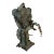 Early 21st Century Bronze Artist Made Brutalist Style Flower Sculpture For Sale