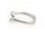 Contemporary Tiffany & Co. Peretti Platinum Diamond Open Heart Ring - Size 5 For Sale - Image 3 of 4