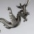 Metal Antique Chinese Solid Silver Dragon Epergne from Hung Chong & Co, 1890s For Sale - Image 7 of 13