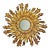 Vintage Giltwood Spanish Baroque Sunburst Mirror of Monumental Scale For Sale